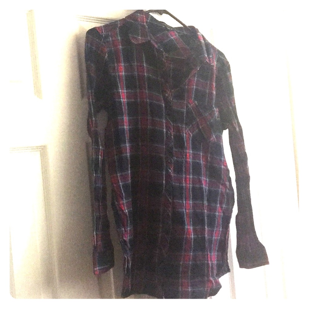 Plaid long sleeve